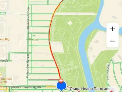 Тәуелсіздік даңғылынан Панфилов көшесіне дейінгі жол жабық болады