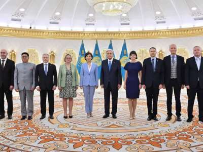 Президент бірқатар мемлекеттің елшілерінен сенім грамоталарын қабылдады