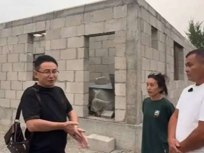 Қаржаубай Нұрымовтың отбасына демеушілердің көмегімен баспана салынып жатыр