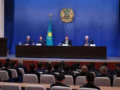 Олжас Бектенов Ұлытау облысының активіне жаңа әкімді таныстырды