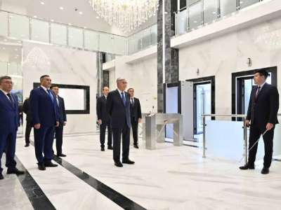 Президент Астана қаласы бойынша ҰҚК департаментінің жаңа ғимаратын аралады