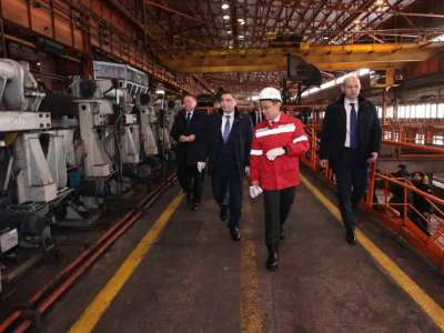 Олжас Бектенов Қостанай облысының индустриялды аймағын аралады