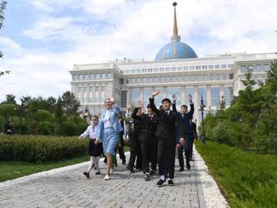 «Ақорда» резиденциясында балаларға экскурсия ұйымдастырылды