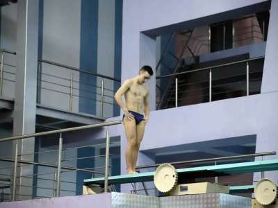 Назар Қожанов суға секіруден әлем чемпионатында жеке рекордын жаңартты