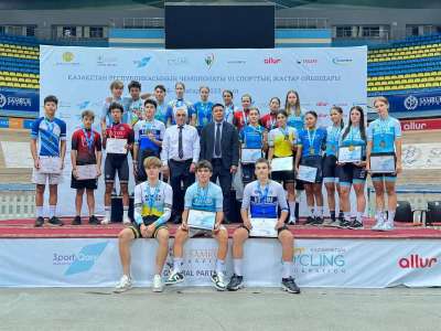 Астана қаласы велотректен VI жастар ойынында топ жарды