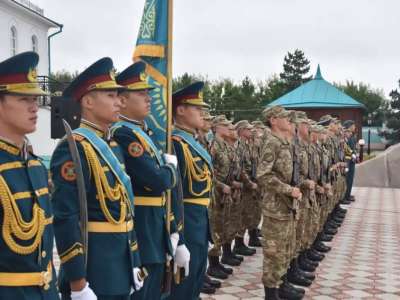 Ұлттық ұлан академиясында 30-дан астам курсант әскери ант берді