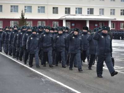 Астанада жас сарбаздар жауынгерлік қызметке кірісті