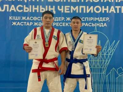 Астаналық полицейлер қазақ күресінде жеңімпаз атанды