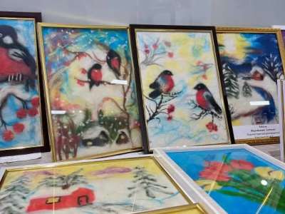 Астанада зейнеткерлер «Қысқы қиял» атты көрме ұйымдастырды