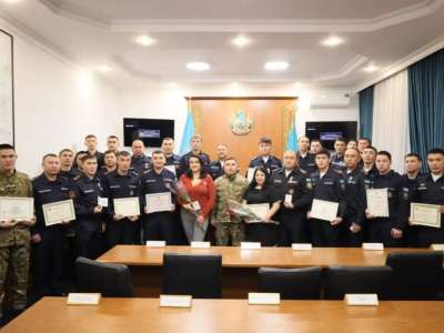 Елордалық құтқарушылар алғыс хаттармен марапатталды