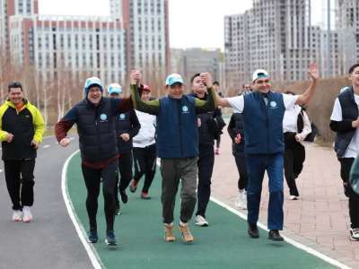 Дүниежүзілік денсаулық күні: Астанада «Walk the Talk» жаппай жарысы өтті
