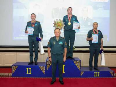 Астанада әскери қызметшілер арасында жүзуден чемпионат жеңімпаздары анықталды