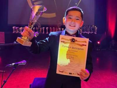 Қазақстандық жас өнерпаз Францияда өткен байқауда бірінші орын иеленді