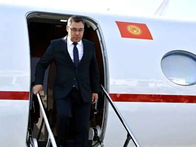 Садыр Жапаров Астанаға келді