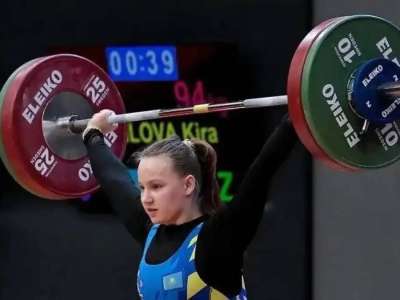 Ауыр атлетика: Кира Данилова Азия чемпионатында топ жарды