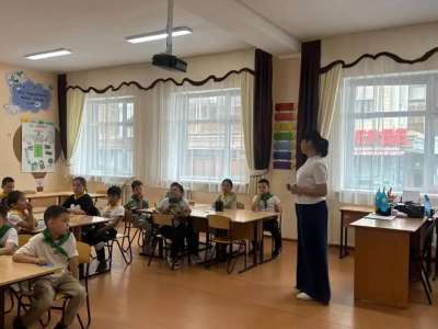 Елордалық мектепте суды үнемдеу эстафетасы өтті