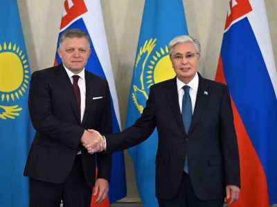 Мемлекет басшысы Словакия Премьер-министрімен келіссөз жүргізді