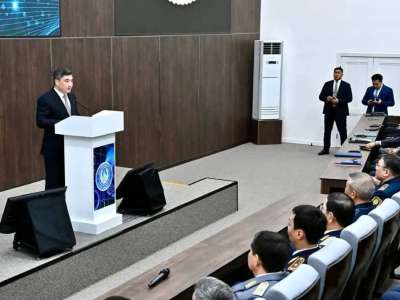 Олжас Бектенов ІІМ Басқару академиясының ашылуына қатысты