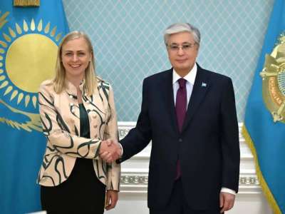 Президент ЕҚЫҰ-ның іс басындағы төрағасы Элина Валтоненді қабылдады