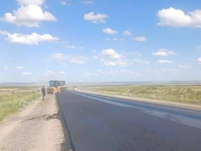 Абай облысында республикалық маңызы бар автожолға жөндеу жұмыстары жүргізіліп жатыр