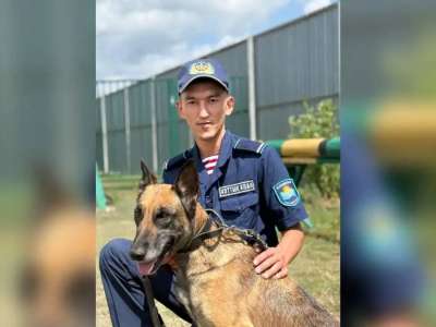 Ұлттық ұланның кинологі Астанада ер адамды құтқарып қалды