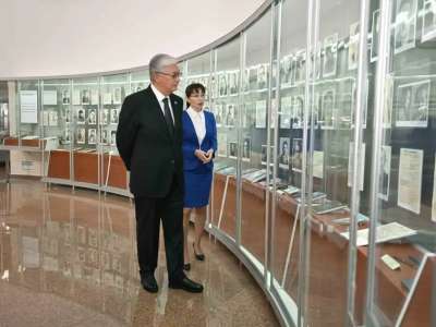 Президент «АЛЖИР» музейін аралап көрді