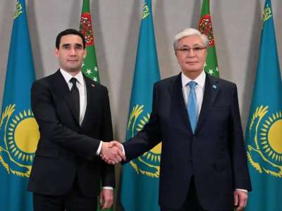 Қасым-Жомарт Тоқаев Түрікменстан Президентімен кездесті