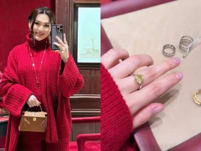 Ерке Есмахан бренд жүзіктерін көрсетіп мақтанды