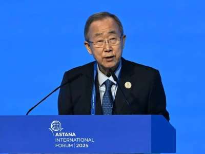 «Қайырлы таң!»: бұрынғы БҰҰ бас хатшысы Пан Ги Мун форумға қатысушылармен қазақша амандасты
