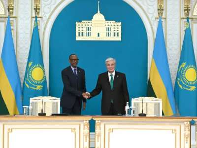 Тоқаев пен Кагаме Бірлескен мәлімдеме қабылдады