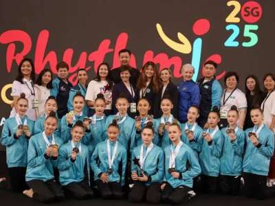 Елордалық гимнасшылар Азия чемпионатында 11 медаль жеңіп алды