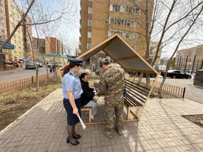 Елордалық тәртіп сақшылар 20 мыңнан астам оқушыға қауіпсіздік сабақтарын өткізді