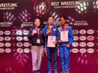 Астаналық спортшылар белбеу күресінен Азия чемпионатында жеңіс тұғырынан көрінді