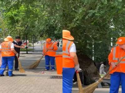 «Пранк»: бейәдеп пранк жасап, көше сыпырушыны жылатқан блогерлер желідегі жұрттың ашуын келтірді