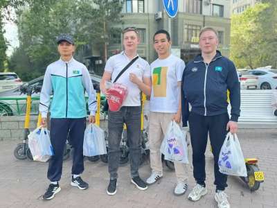 Елордалық спортшылар тұрғындарға темекіні спорттық жабдыққа ауыстыруды ұсынды