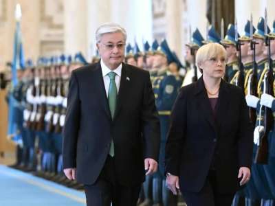 Қасым-Жомарт Тоқаев Словения Президентін Ақордада қарсы алды