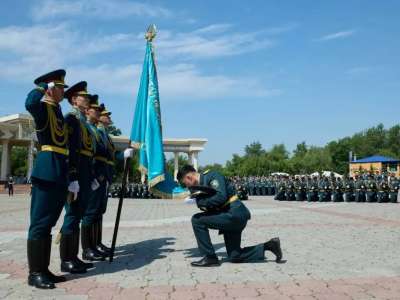 Ұлттық ұлан офицерлерінің қатары 200-ге жуық түлекпен толықты