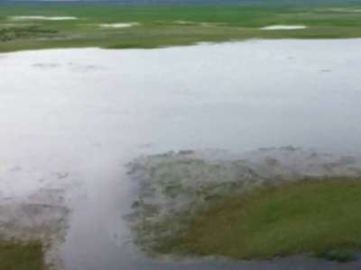 Алғаш рет Талас өзенінің төменгі ағысындағы Қаракөл көлі толды