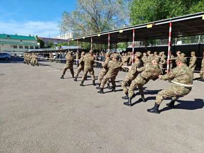 Ұлттық ұланда арқан тартудан үздіктер анықталды