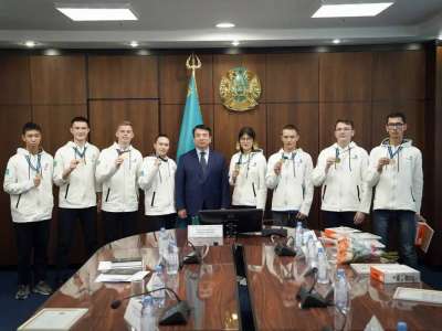Министр WorldSkills Lyon-2024 халықаралық чемпионатының жеңімпаздарымен кездесті