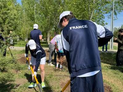 Астанада спортшылар «Таза Қазақстан» экоакциясына қолдау көрсетті
