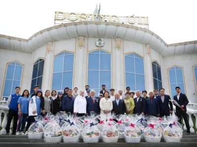 Достық үйінде Жеңіс күніне орай «Мейірімділік эстафетасы» акциясы өтті