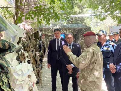 Депутаттар  Ұлттық ұланның жедел бригадасына барды