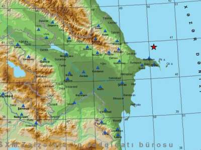 Каспий теңізінде жер сілкінісі тіркелді