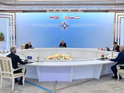 Президент ҰҚШҰ Ұжымдық қауіпсіздік кеңесінің шағын құрамдағы сессиясына қатысты