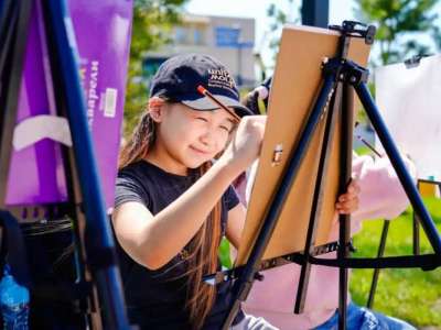 Елордада оқушылар арасында сурет салудан байқау өтті