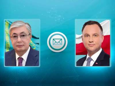 Мемлекет басшысы Польша Президенті Анджей Дудаға құттықтау жеделхатын жолдады