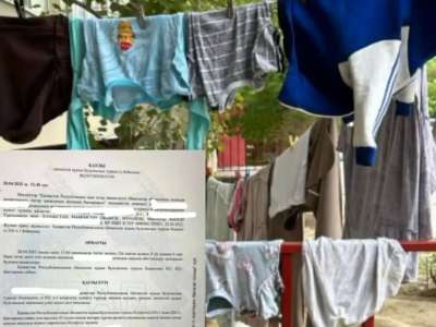 Ақтауда киімдерін далаға кептіруге жайған тұрғынға айыппұл салынды