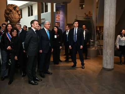 Қасым-Жомарт Тоқаев пен Эмманюэль Макрон музейге барды