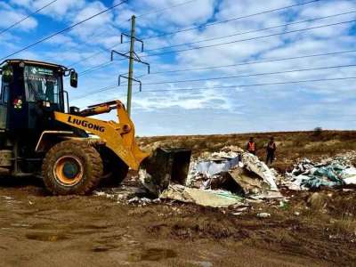 Астанадағы санкцияланбаған қоқыс үйінділерінен 2,5 мың тоннаға жуық қалдық шығарылды
